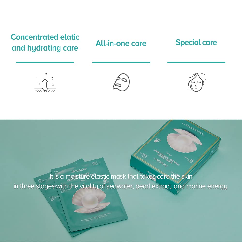 JMsolution hero banner features Marine Luminous Pearl care for dry skin.