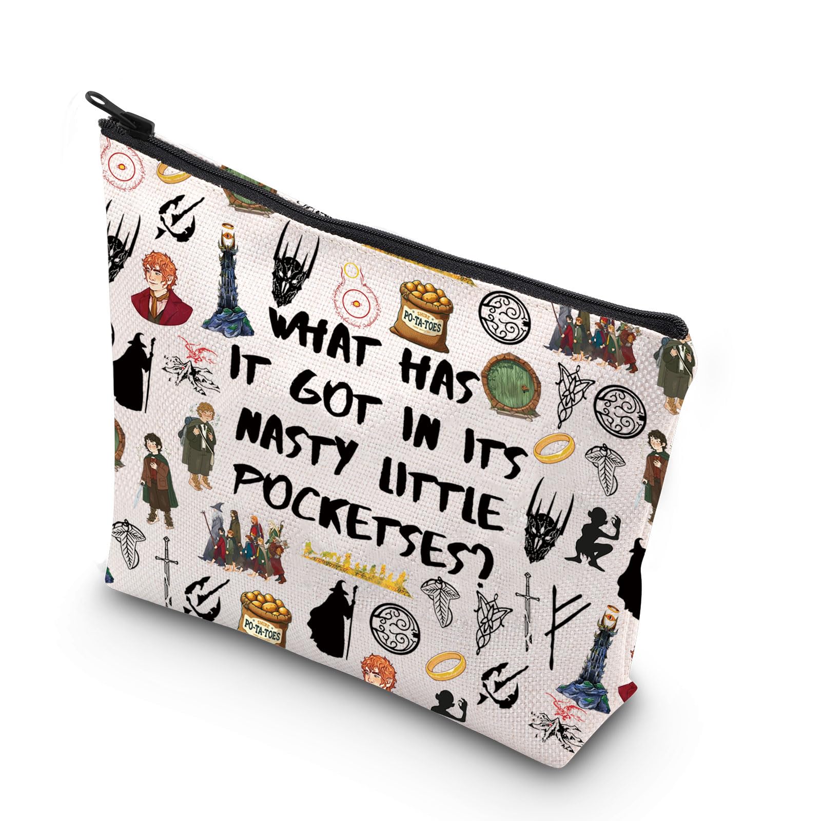 JNIAP Fantasy Movie Makeup Bag with waterproof fabric for on-the-go organization