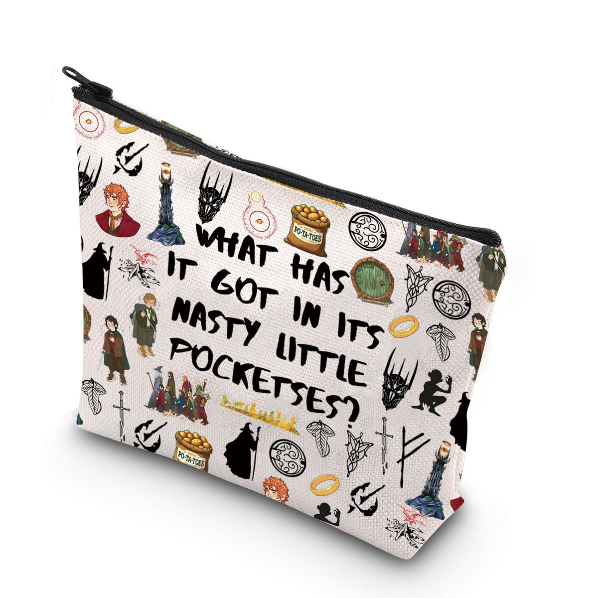 JNIAP Fantasy Movie Makeup Bag with waterproof fabric for on-the-go organization