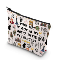 JNIAP Fantasy Movie Makeup Bag with waterproof fabric for on-the-go organization