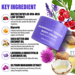 Jnshu Xufed cellulite cream focuses on legs and buttocks for smoother, toned appearance.