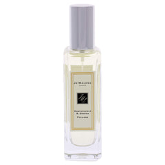 Jo Malone Honeysuckle and Davana front label emphasizes rose and honeysuckle notes for everyday elegance