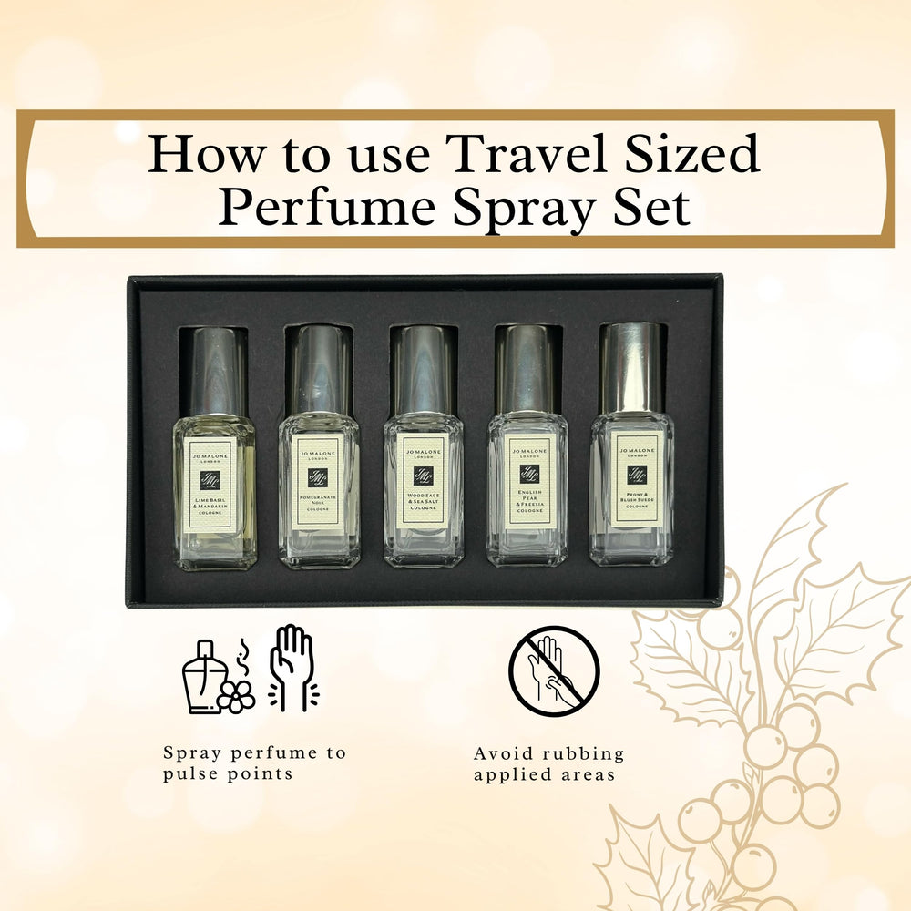 Jo Malone Lime Basil & Mandarin travel bottle offering a bright, refreshing daytime option.