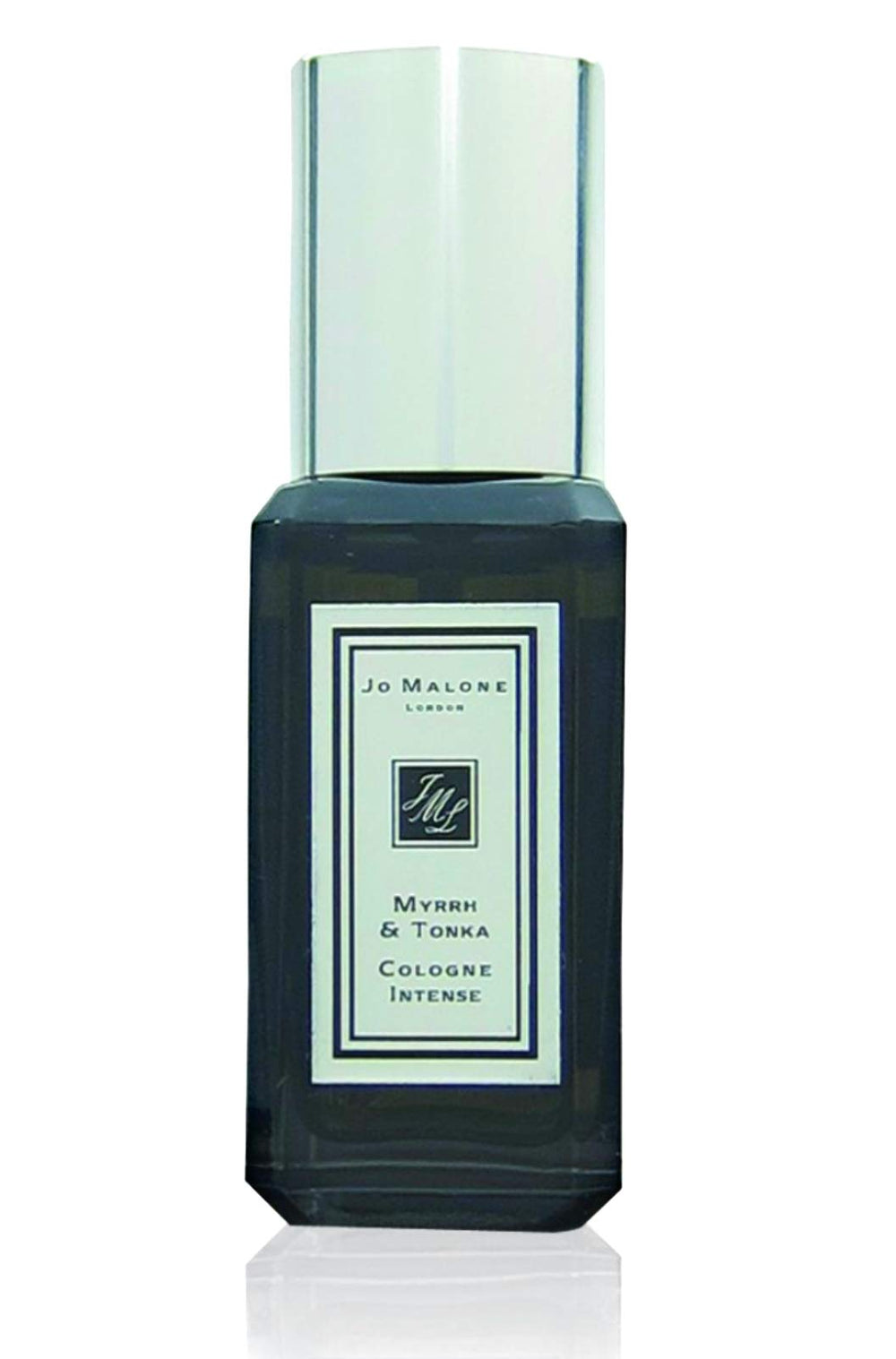 Jo Malone Myrrh & Tonka travel-size bottle ideal for sampling before investing in full-size