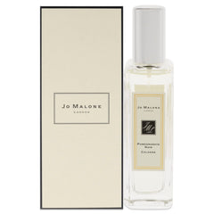 Jo Malone Pomegranate Noir bottle close-up, showcasing a versatile daily fragrance for any occasion.