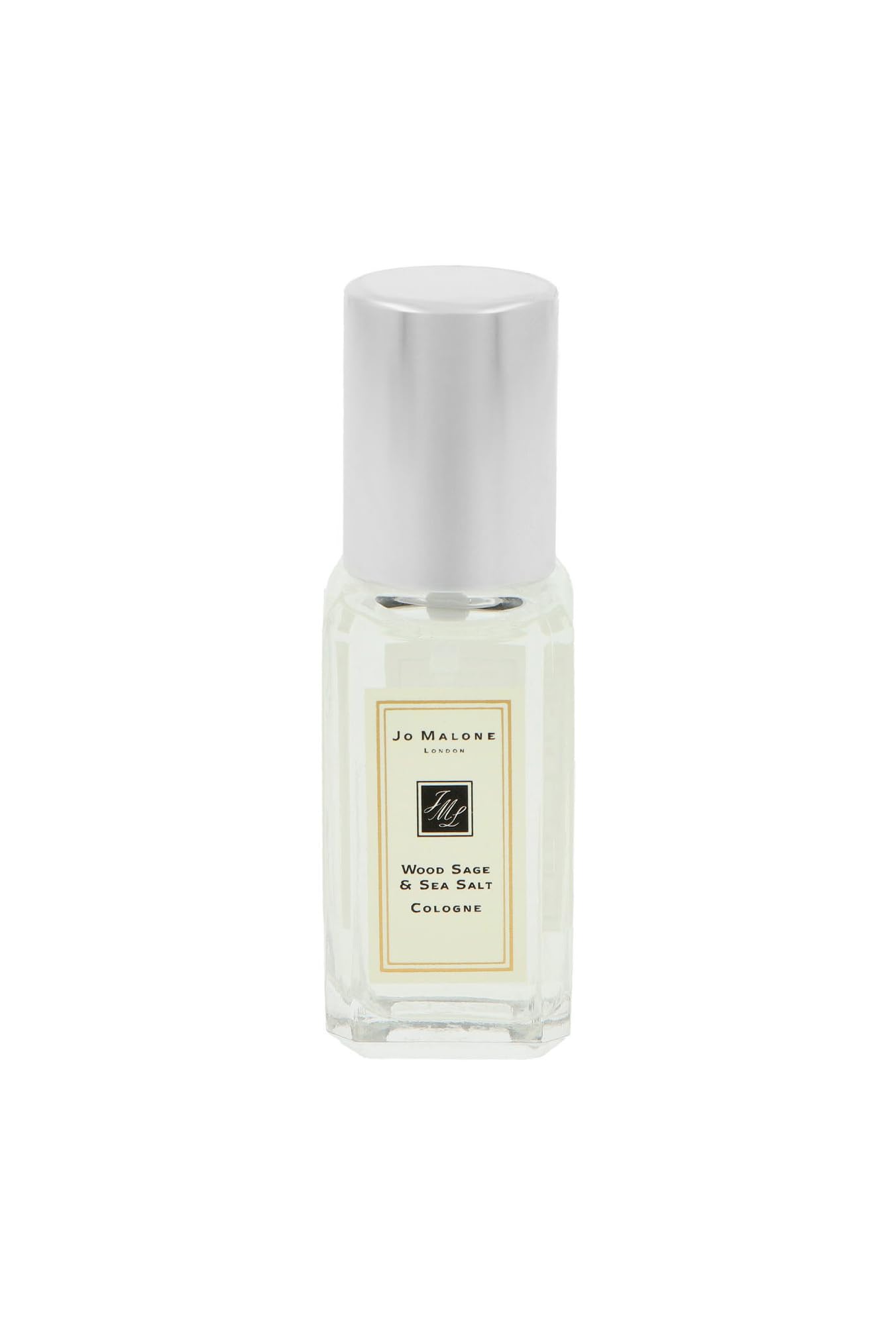 Jo Malone Wood Sage & Sea Salt deluxe sample bottle for on-the-go coastal fragrance.