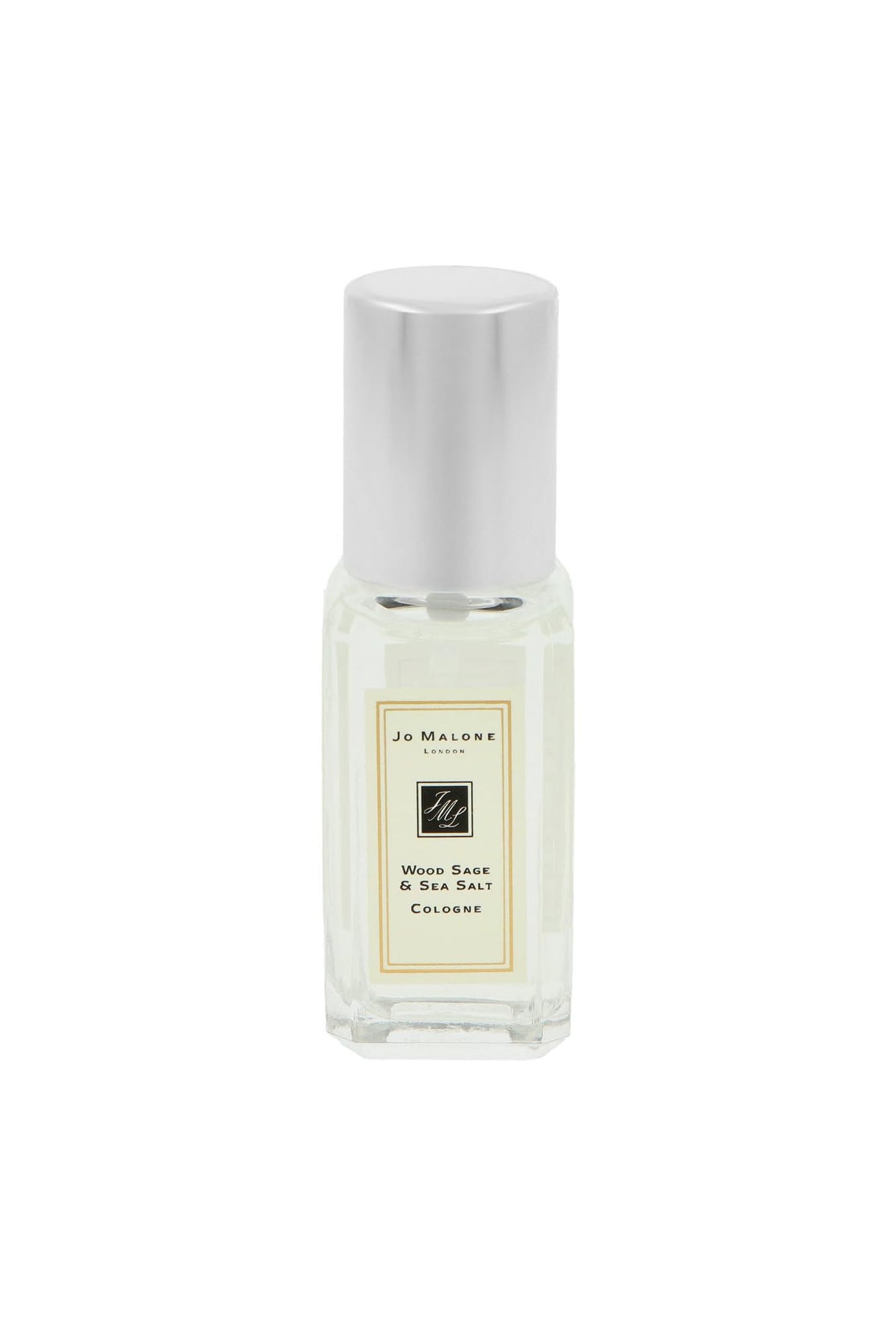 Jo Malone Wood Sage & Sea Salt deluxe sample bottle for on-the-go coastal fragrance.