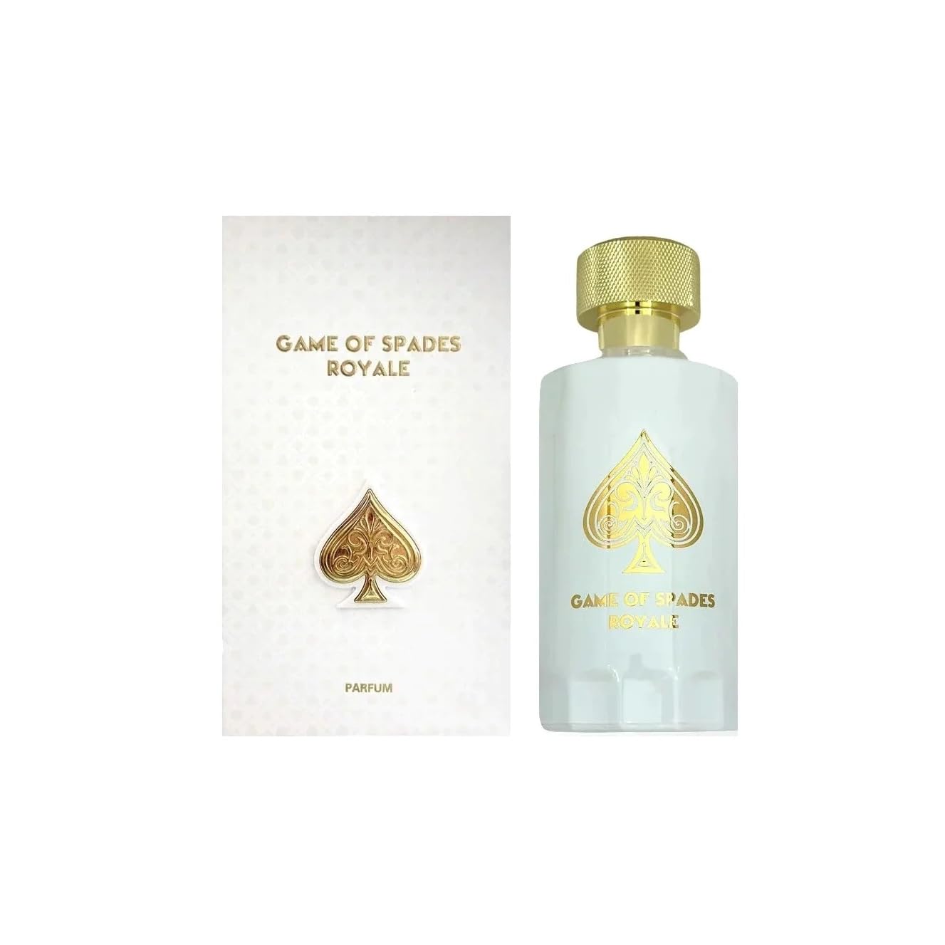 Jo Milano Game of Spade Royale bottle pour highlights sleek unisex parfum spray