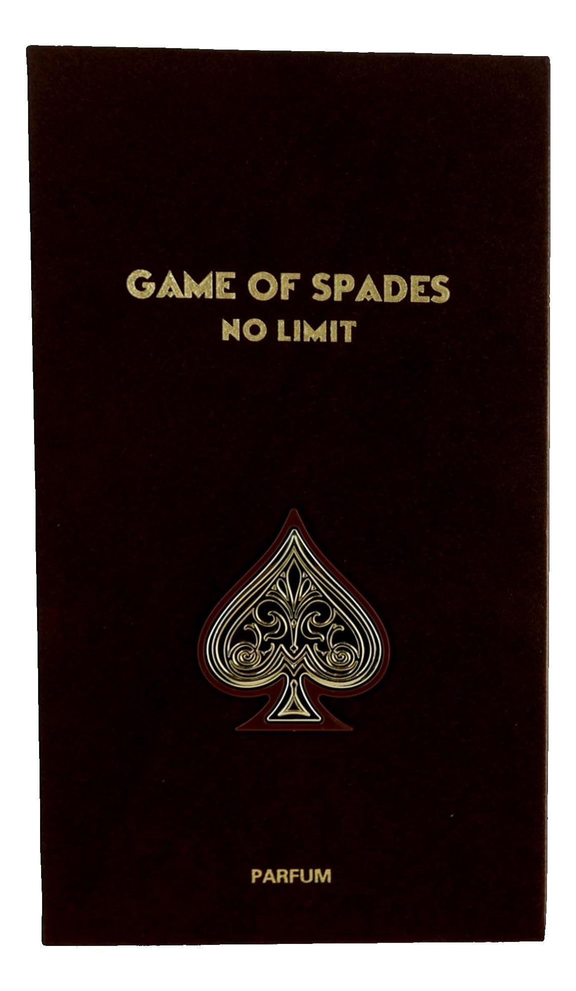 Jo Milano Game of Spades No Limit packaging box shows gift-ready experience.