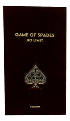 Jo Milano Game of Spades No Limit packaging box shows gift-ready experience.
