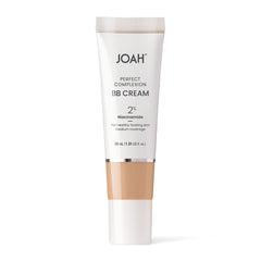 JOAH BB Cream swatch showing hyaluronic acid hydration for plump skin.