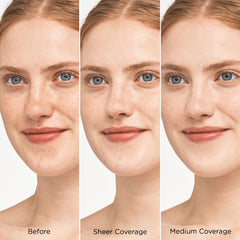 JOAH bb cream niacinamide image highlighting even skin tone effect.