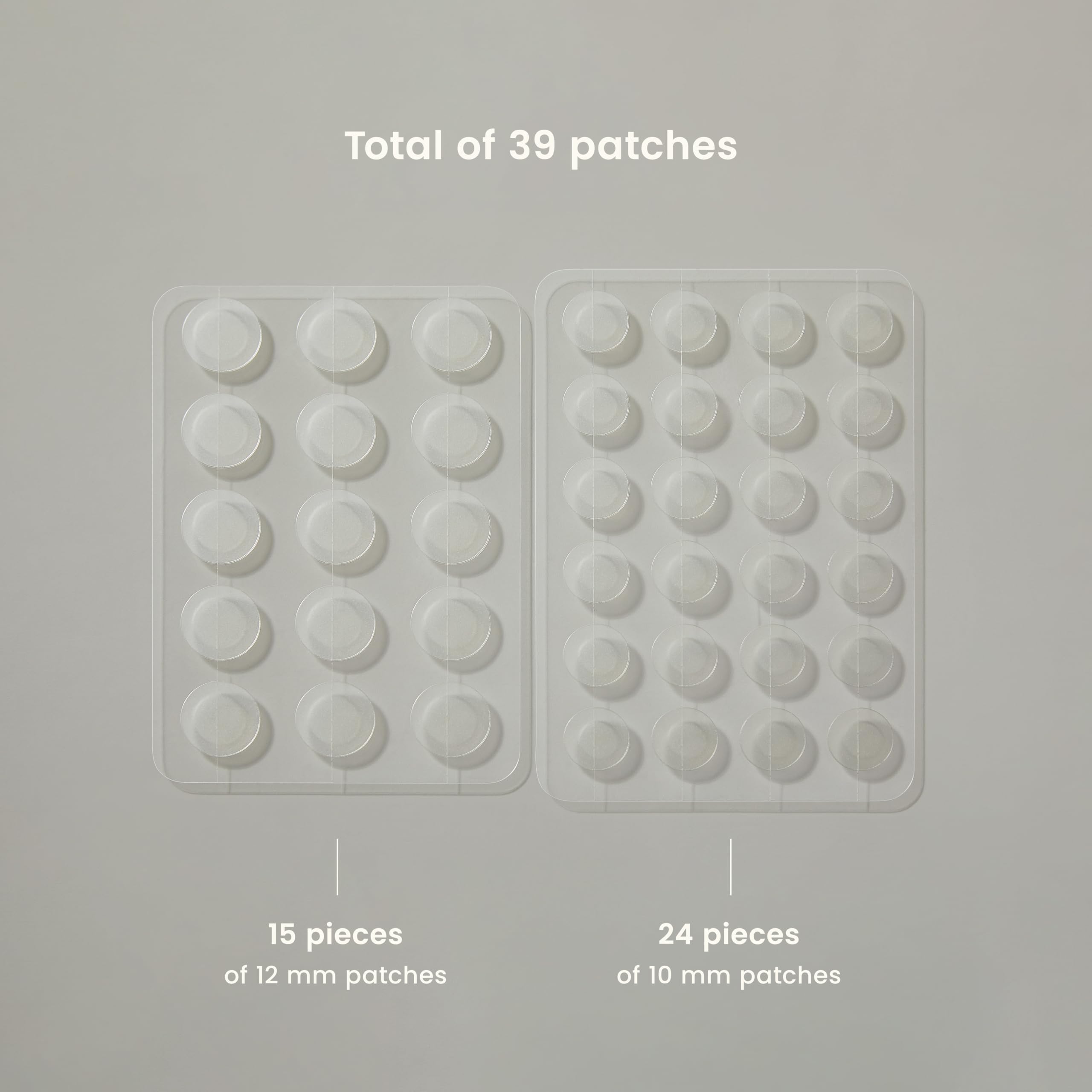 JOAH Heal Me CICA Spot Patch beveled edge blends invisibly for discreet blemish care.