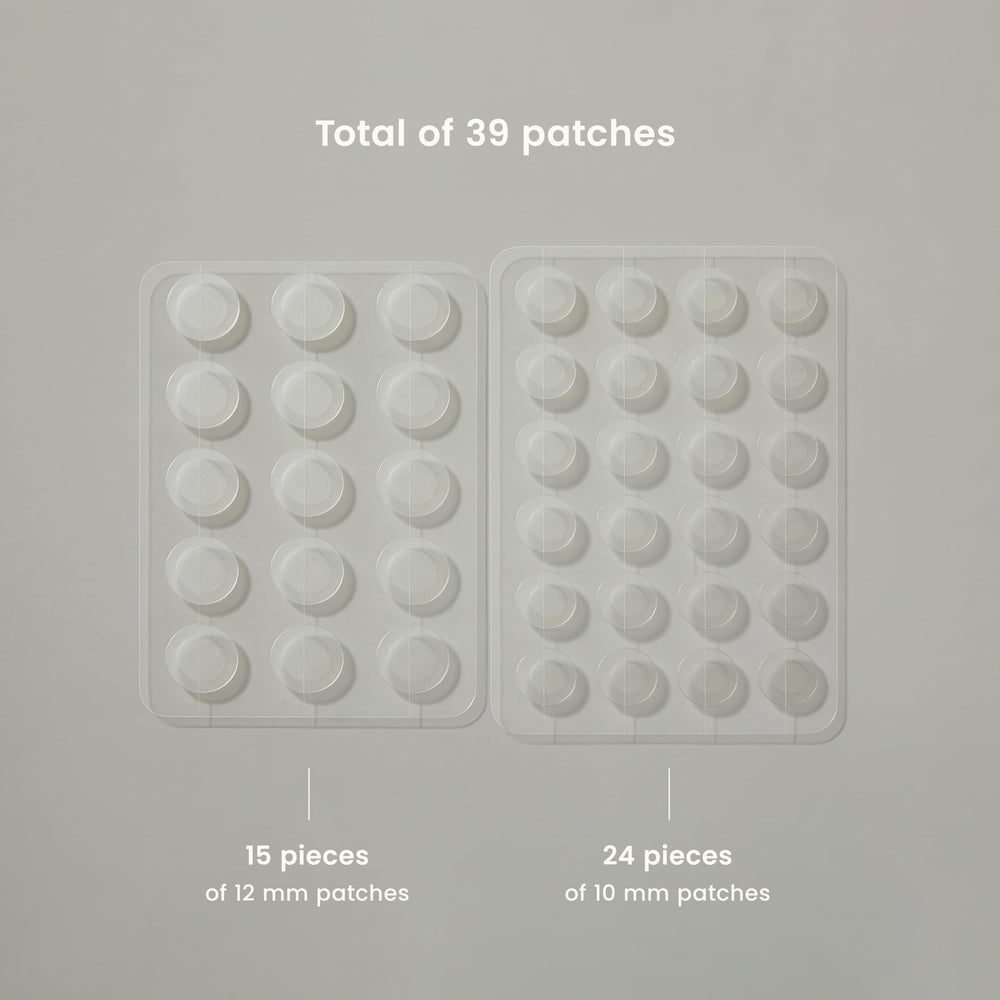JOAH Heal Me CICA Spot Patch beveled edge blends invisibly for discreet blemish care.