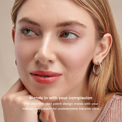 JOAH Heal Me CICA Spot Patch under makeup stays waterproof and long-wearing.