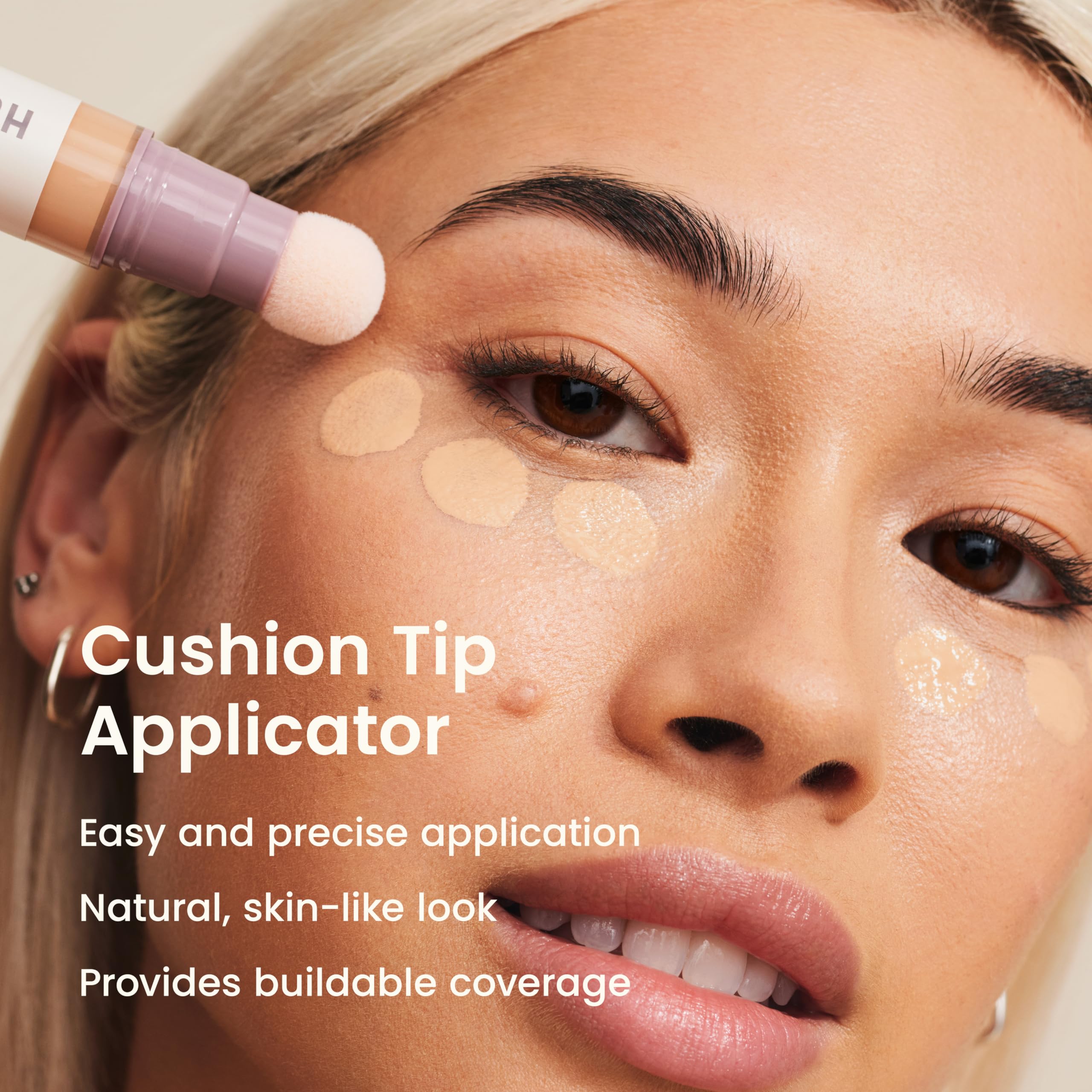 JOAH Perfect Complexion Concealer cushion-tip blend demonstrates smooth coverage