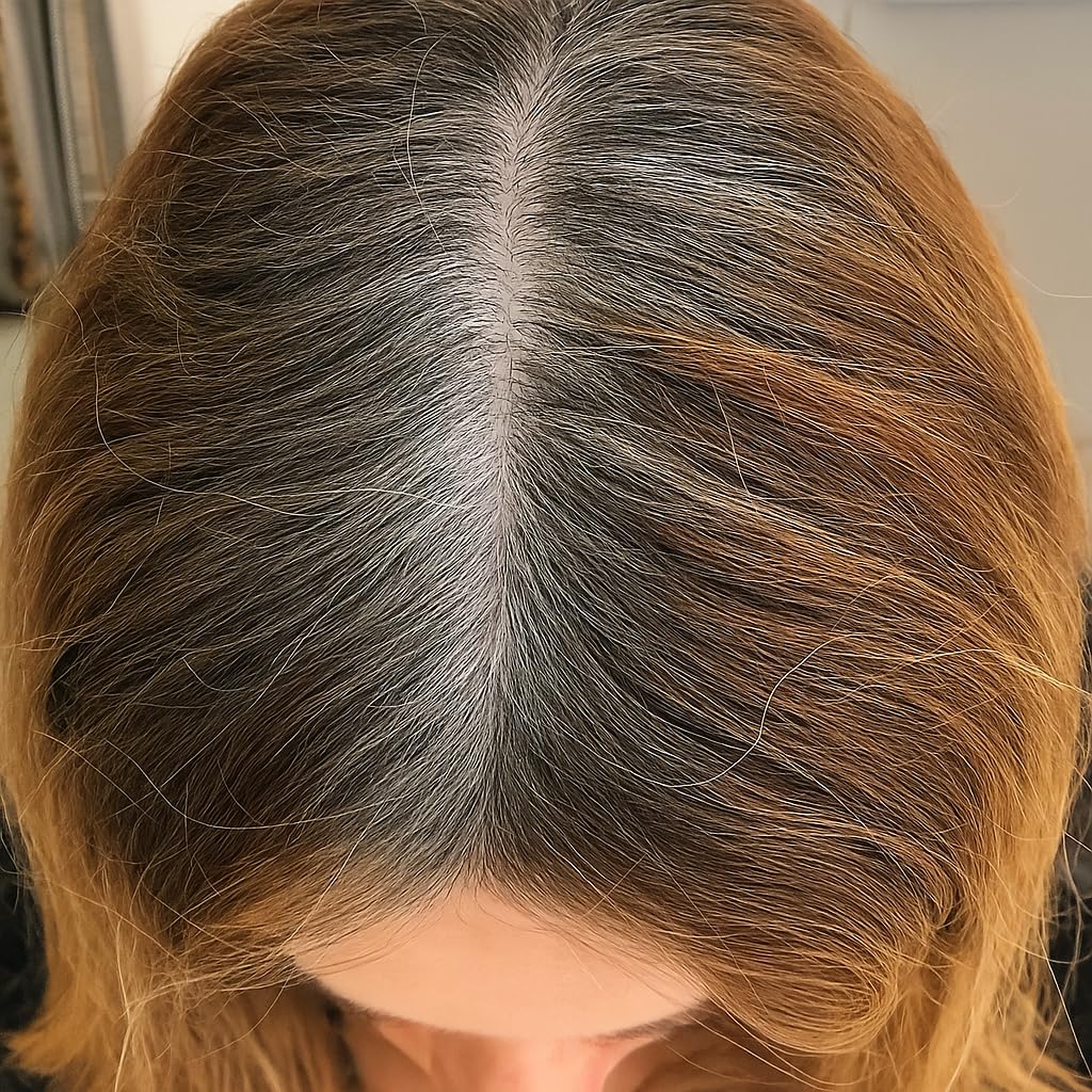 Joan Rivers Beauty Great Hair Day ash blonde powder being applied to roots