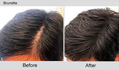 Free brush for Joan Rivers Great Hair Day Brunette powder application at the roots.