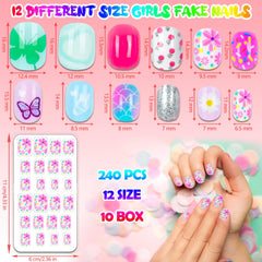 JOAOYO dream gradient nails box close-up highlights colorful patterns for quick, mess-free nail art