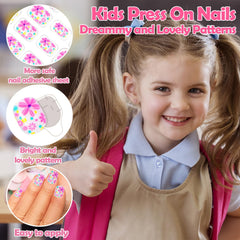 JOAOYO kids nail art patterns demonstrate varied designs for imaginative dress-up