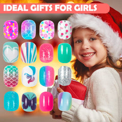 JOAOYO nails come in 12 sizes to fit most kids nails for personalized art.