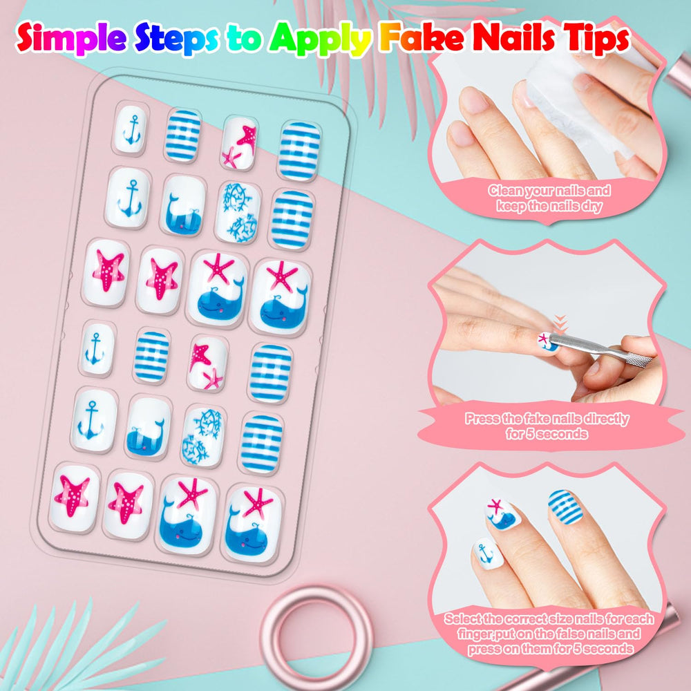 JOAOYO party and sleepover nails for creative kids' nail art