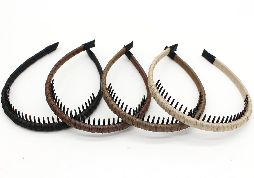 Adjustable-fit JOBAND headband demonstrates comfortable wear after light heating.