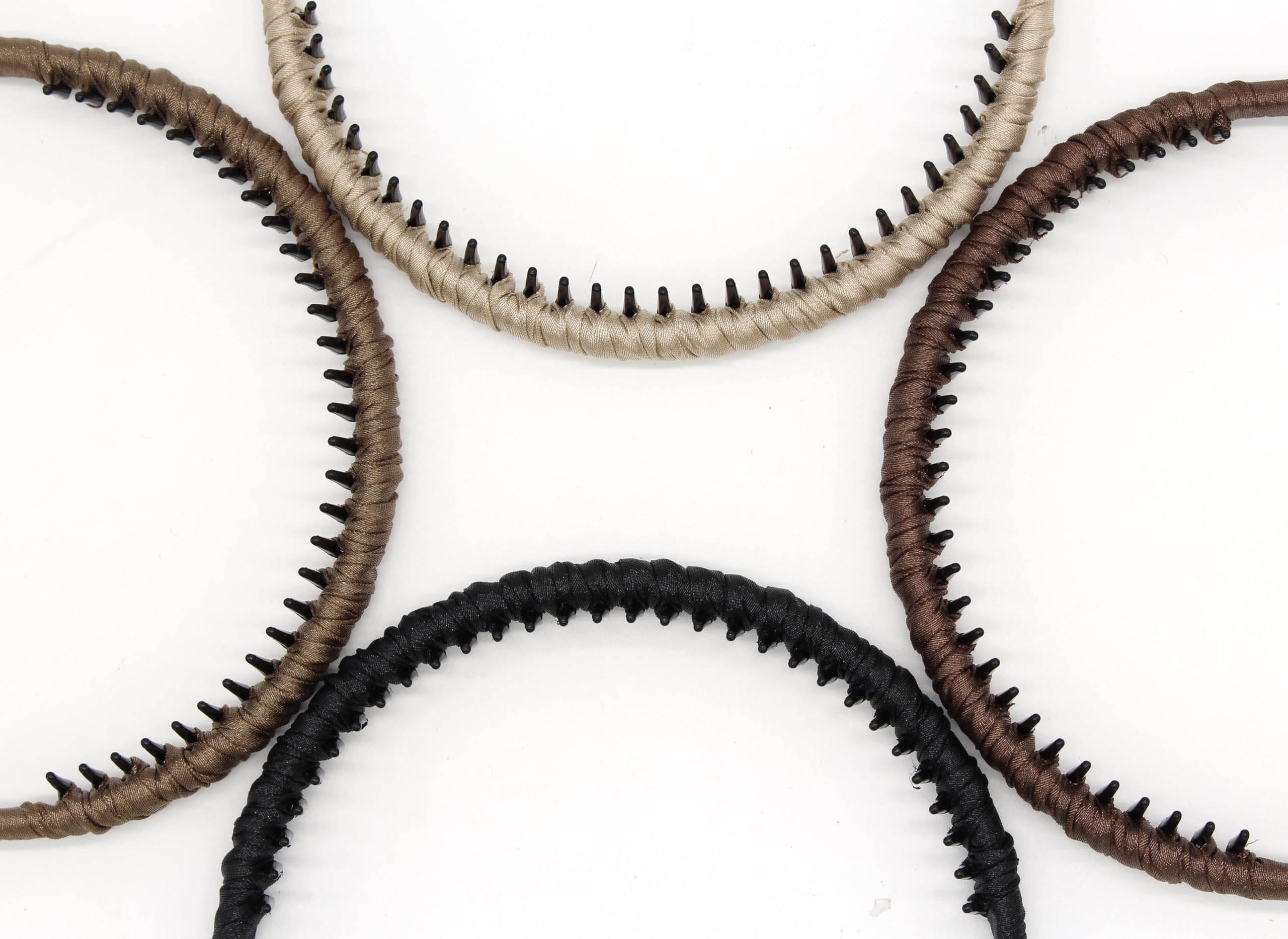 Close-up of JOBAND headband teeth grip for spa or daily wear.