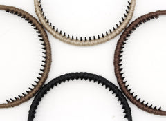 Close-up of JOBAND headband teeth grip for spa or daily wear.