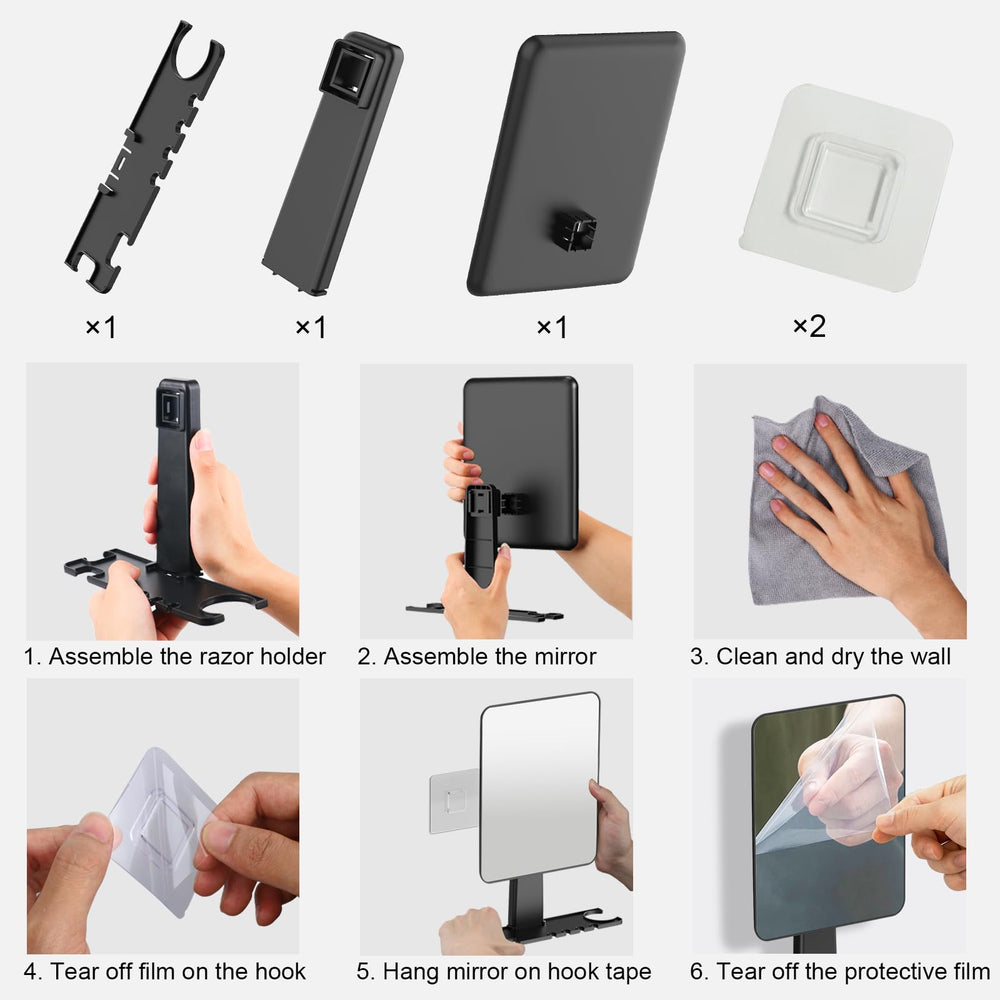 Jobsonslates travel-friendly fogless mirror easy to pack for trips