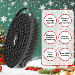 JODBUY silicone body scrubber packaging highlights bulk gift-ready presentation