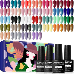 JODSONE gel nail polish set green colors for versatile daily wear and salon-quality results
