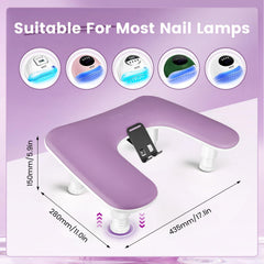 JODSONE anti-slip base nail tray providing stable salon or home use