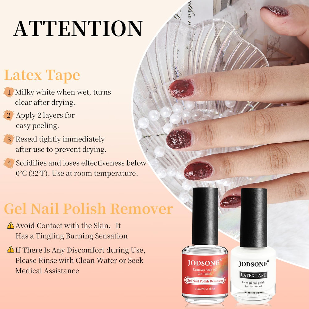 JODSONE at-home removal in use for gel polish without salon visit