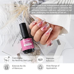 JODSONE base coat bottle 15ml protects nails and enhances color uptake.