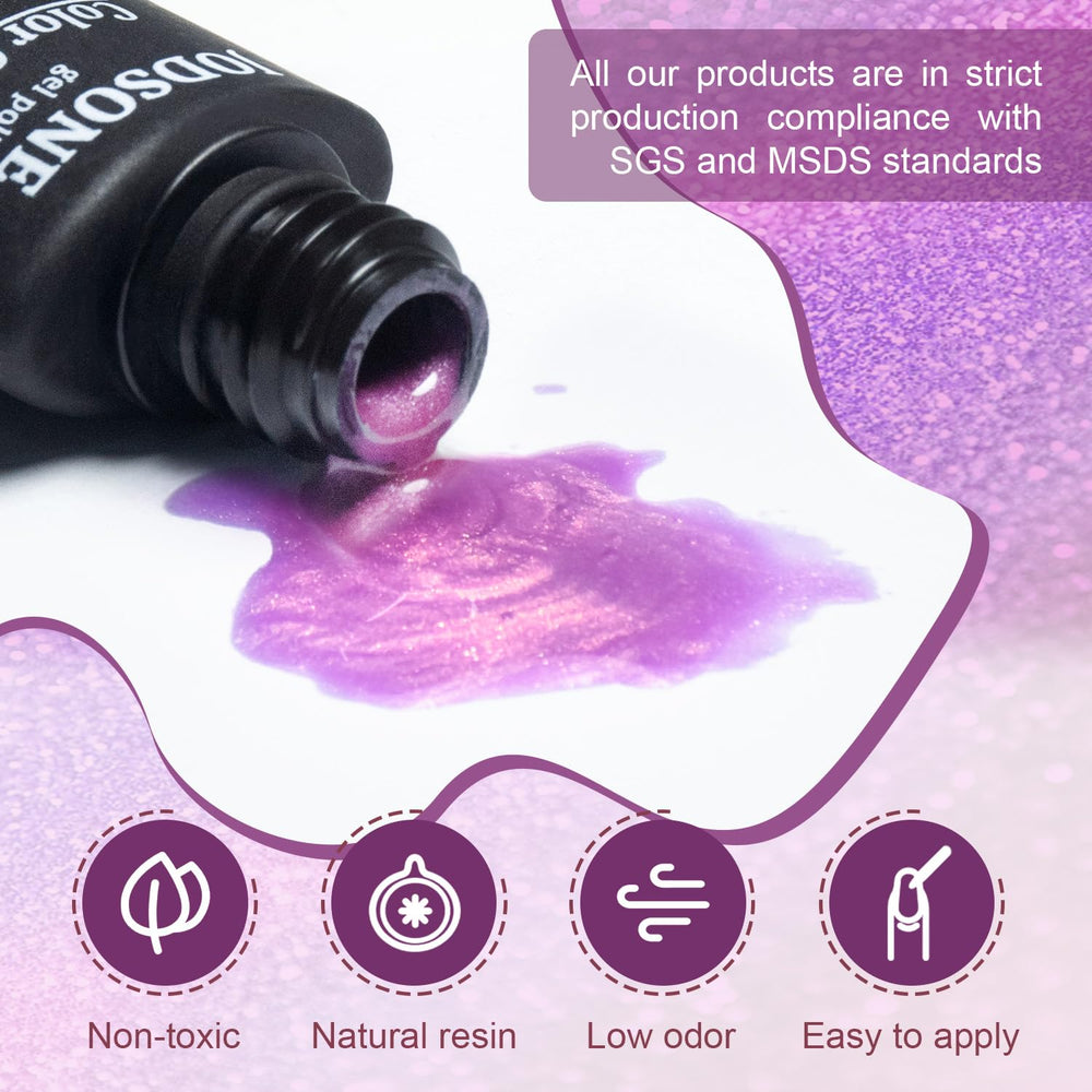 JODSONE base coat bottle creates a smooth foundation for nails.