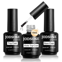 JODSONE base coat bottle ready for smooth foundation and lasting manicure.