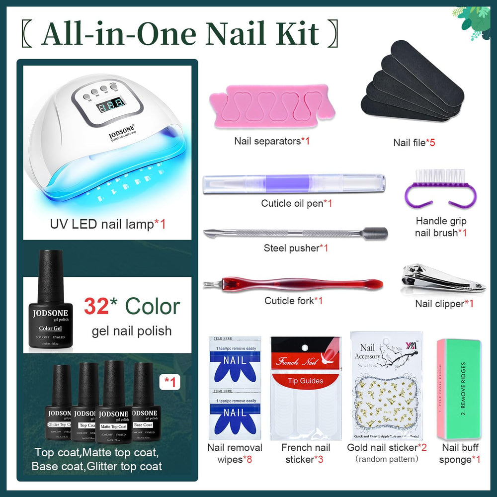 JODSONE base and top coats for lasting gel manicures