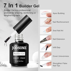 JODSONE builder gel bottle 15ml adds thickness for stronger nails.