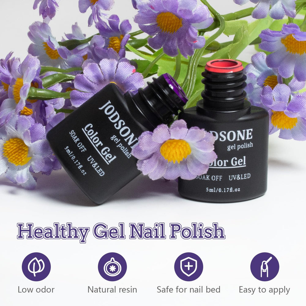 JODSONE color gel bottles with rich pigments for bold looks.