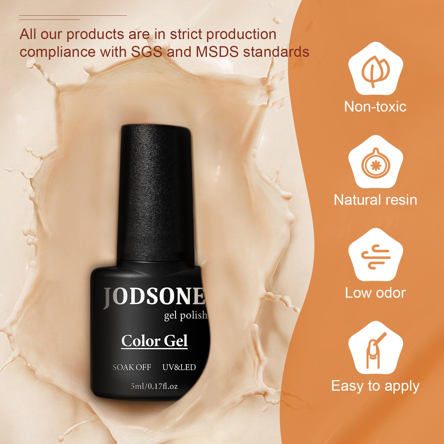 JODSONE cured nails image demonstrates salon-grade results at home.