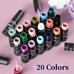 JODSONE gel colors enable layered designs for dimensional nail art.