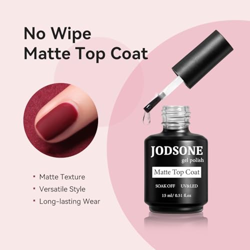 JODSONE gel nail set box showcases gift-ready packaging for stylish nail enthusiasts.