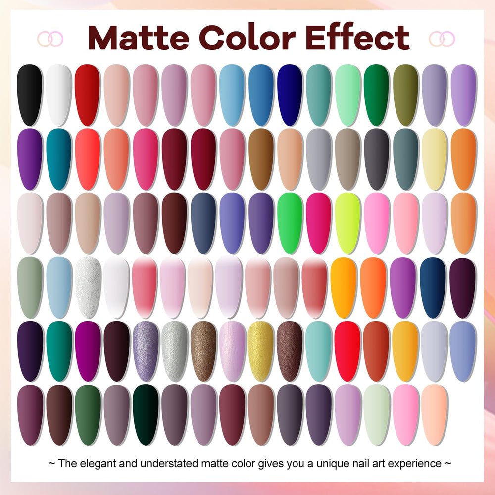 JODSONE glitter color collection image presents festive nail possibilities.
