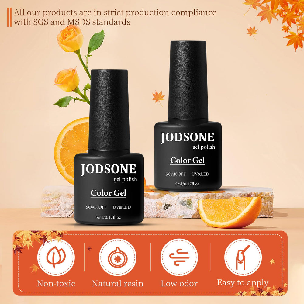JODSONE manicure tools included for easy DIY nail care at home.