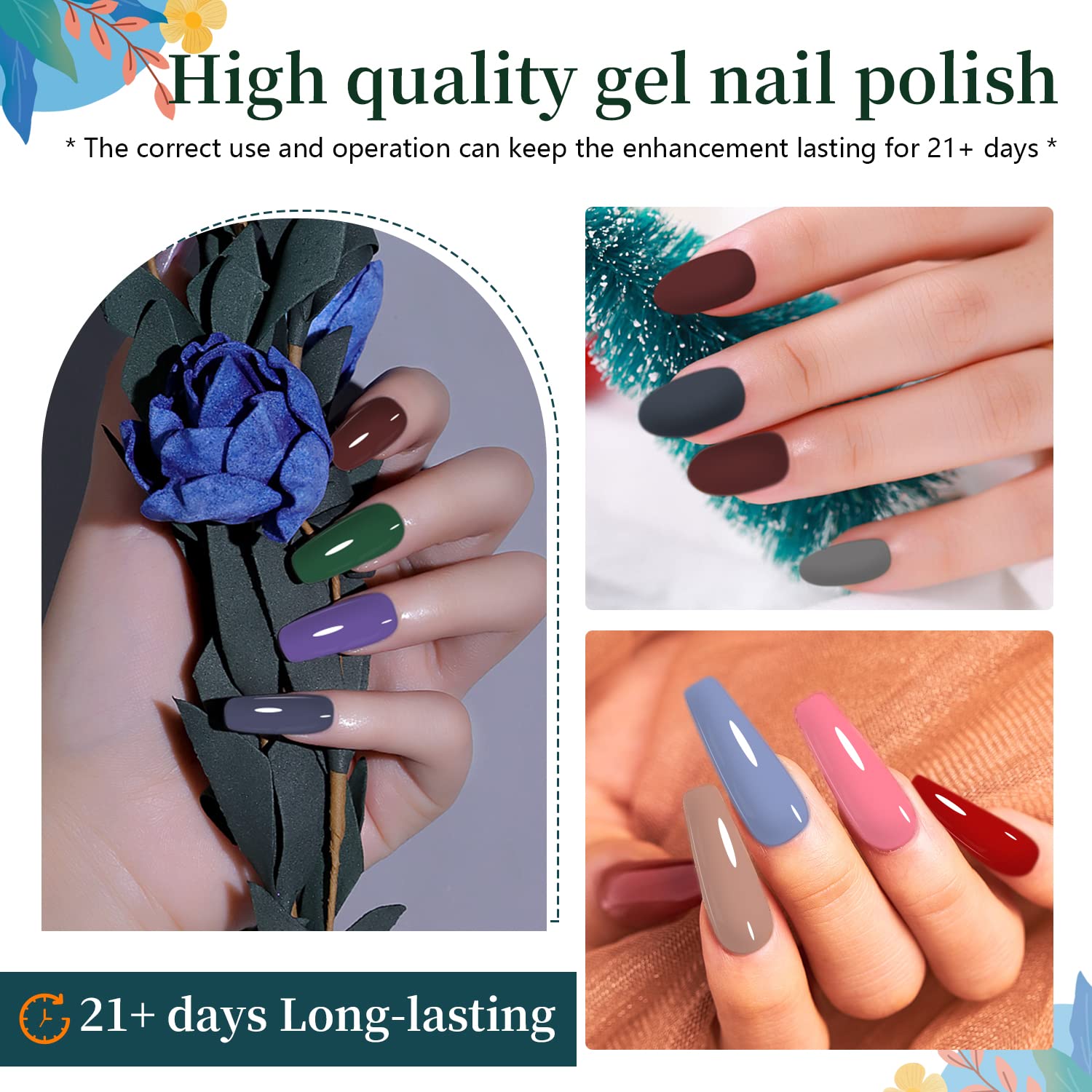 JODSONE glitter top coat adds sparkle for festive nails