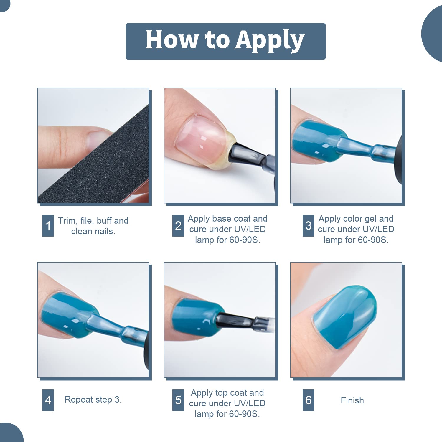 JODSONE LED lamp quick cure usage for faster at-home manicures