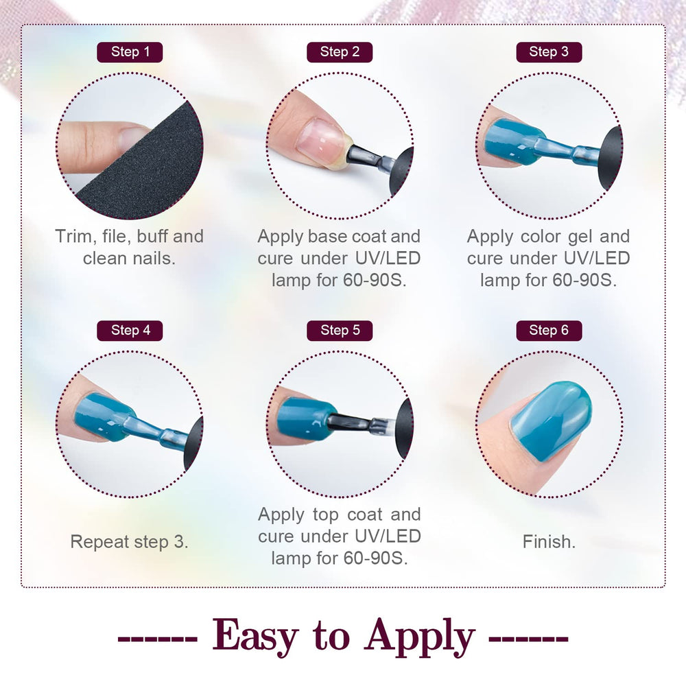 JODSONE long-wear polish for weeks of glossy finish.