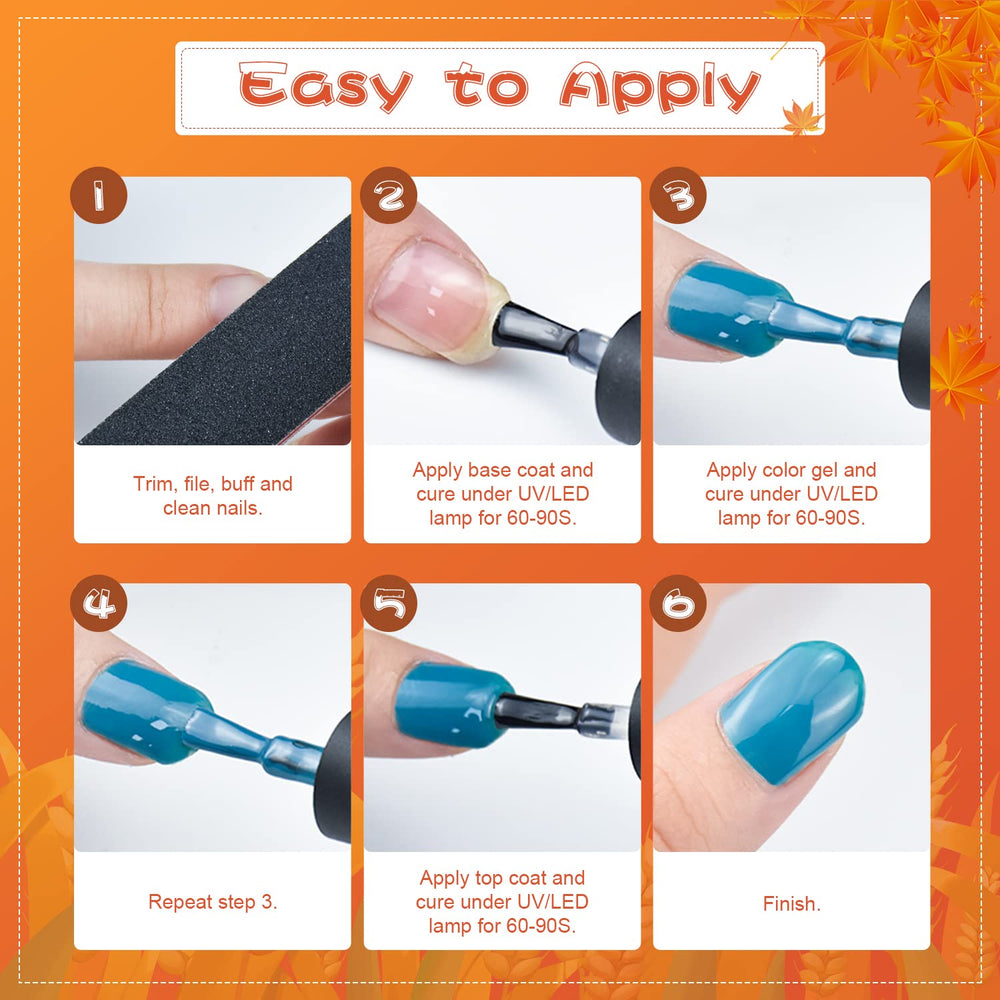 JODSONE gel polish with long-lasting formula for weeks of chip-free color.
