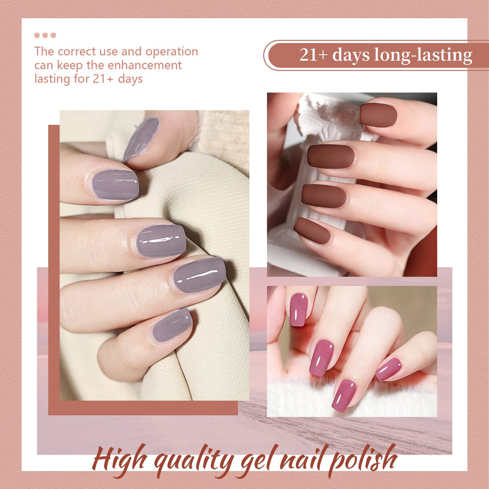 JODSONE matte top coat offers chic flat-finish nails.